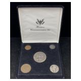 Us Historic Silver Coin Set W/morgan Dollar,