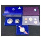 1986 Us Proof Silver Liberty Coins W/ Proof Sets,