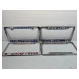 License plates, Schreiber, Royal Chevrolet,