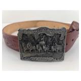 Budweiser Clydesdale 50th Anniversary belt buckle