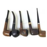 5 Estate Pipes. USA Made, Dr. Grabow, Webco &