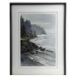 N Taylor Stonington Signed LE Print On Paper.