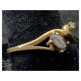 14k Gold Ring, Tw 2.2g, Sz 8