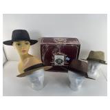 4 Scala Collection Panama/Fedora Hats
