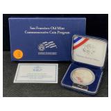 2006 Proof Silver Dollar By U.s. Mint In Box,