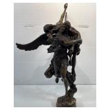 Brass Sculpture After ï¿½Gloria Victisï¿½ by Merciï¿½.