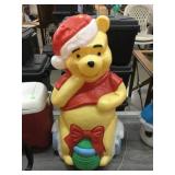 Vtg Santa Best Blow mold Winnie the Pooh lights