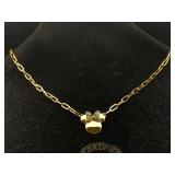 Disney Baublebar Necklace Minnie Mouse, Sz 18in