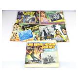 5 Vtg Spanish Language Lobby Cards Approx.