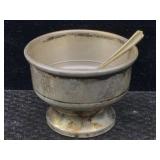 Sterling Silver Cup And Spoon, Tw 17.6g,