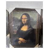 Framed Mona Lisa Print - 61x45in Approx