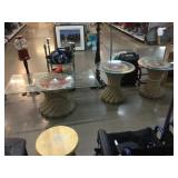 3-piece set accent tables and coffee table