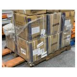 8/2 Cases of 20pcs - White/Orange Tablecloths -