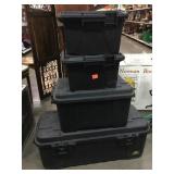 4 Plano storage container incl. 56qt mod 1619,