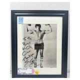 Sylvester Stallone autographed picture