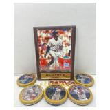 Ken Griffey jr autograph plaque with cards in