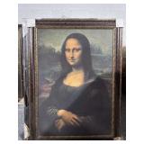 Framed Mona Lisa Print - 61x45in Approx