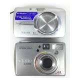 2 Digital Cameras. Olympus Stylus 600 & Pentax