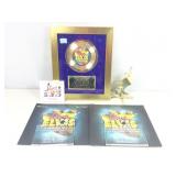 Elvis Presley Cirque du Soleil, framed record,