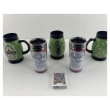 Las Vegas beer steins, travel mugs, shot glasses