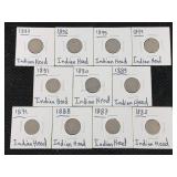 11-1871 To 1897 Indian Head