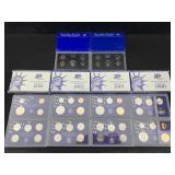 6 U.s Mint Proof Sets Incl. Years 1971, 1972, 1999