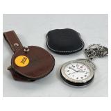 Victorinox Swiss Army Pocket Watch w/ Case &