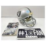 Oakland raiders helmet lot