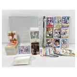 Mixed sports cards with autos & jersey cards