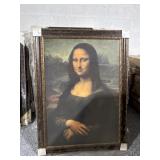 Framed Mona Lisa Print - 61x45in Approx