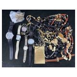 Fashion Jewelry Incl. Necklaces & Watches