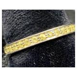 14k White Gold Ring W/spinnel, Tw 1.9g, Sz 6