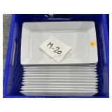 12 crates of Royal porcelain Plates, 11x7inM-20