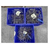 3 crates Metal wire baskets, 5x4in M-97