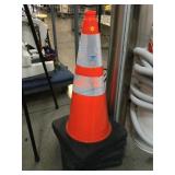 4-Orange cones, 28in tall