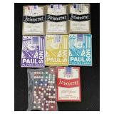 7 Las Vegas Casino Hotel Playing Cards And Dice