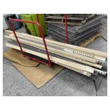 Shelving parts, rails and more, unknown if