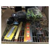 New Tools incl. Mallet. box cutter, snake drain