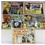 5 Vtg Spanish Language Lobby Cards Approx.