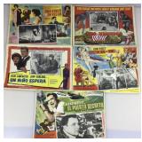 5 Vtg Spanish Language Lobby Cards Approx.