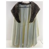 Kathleen for Sweet Herb cape w/hooded faux fur