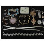 1/20 Gold-plated + Silver Jewelry, See Photos