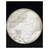 1oz Silver Black Panther In Case