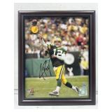 Aaron rodgers autographed picture