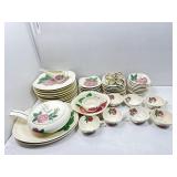 Vtg Red Wing Pottery Hand Painted Lexington