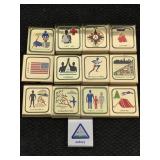 13 Merit Badges Belt Slide Clips