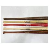 Mini baseball bat lot
