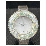 Lirm Israel .925 Roman Glass Bezel w/ MOP Face