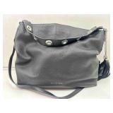 Michael Kors Black Pebbled Leather Brooklyn