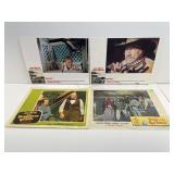 Vtg Original John Wayne Movie Lobby Cards 11x14
